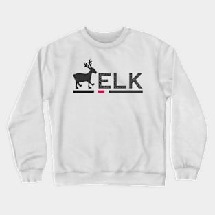 Bull elk Crewneck Sweatshirt